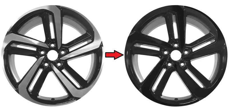 Accord Wheel Rim, Gloss Black, Matte Black, Satin Black
