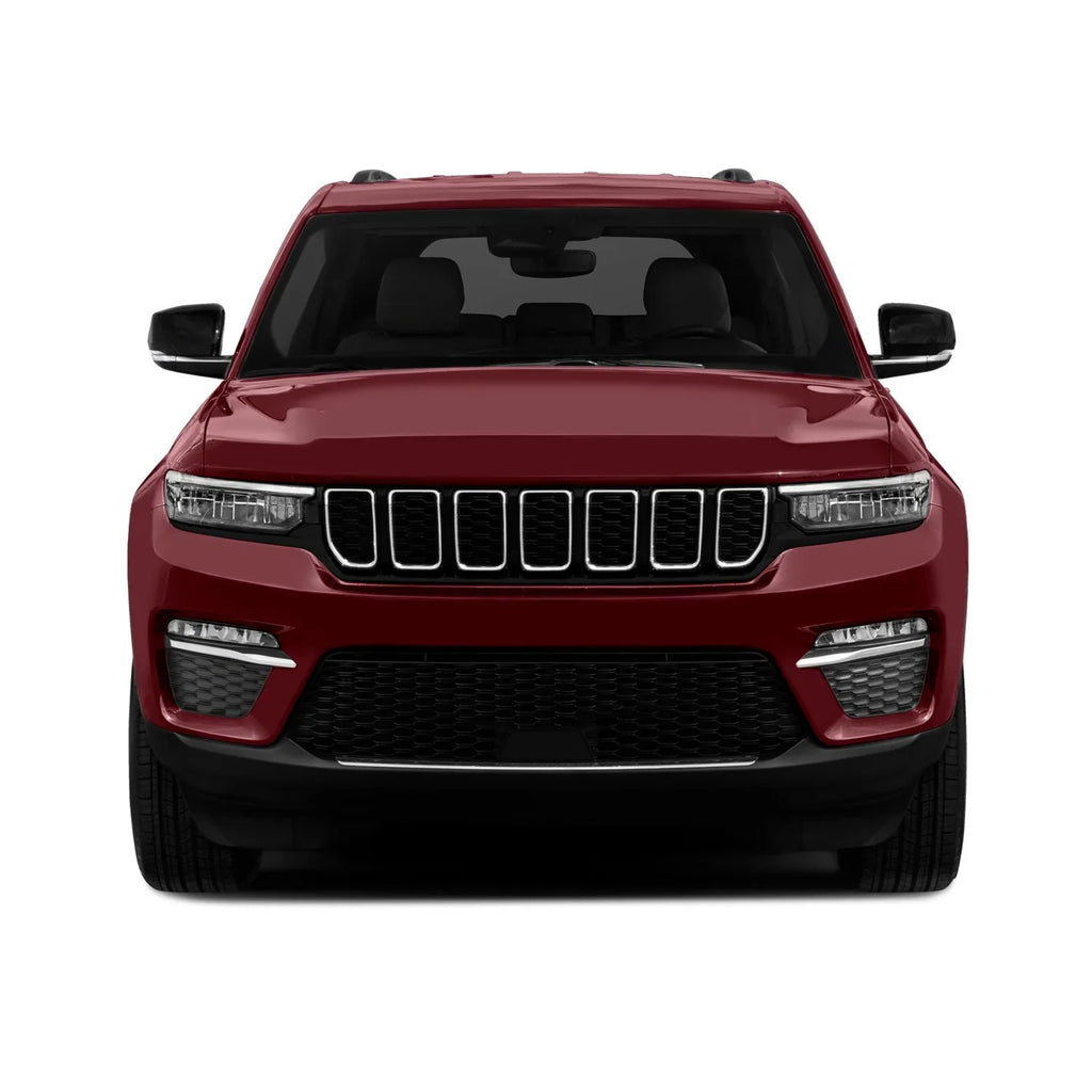 2022-2025 Jeep Grand Cherokee | Front Bumper Trim Chrome Delete PreCut Vinyl Wrap
