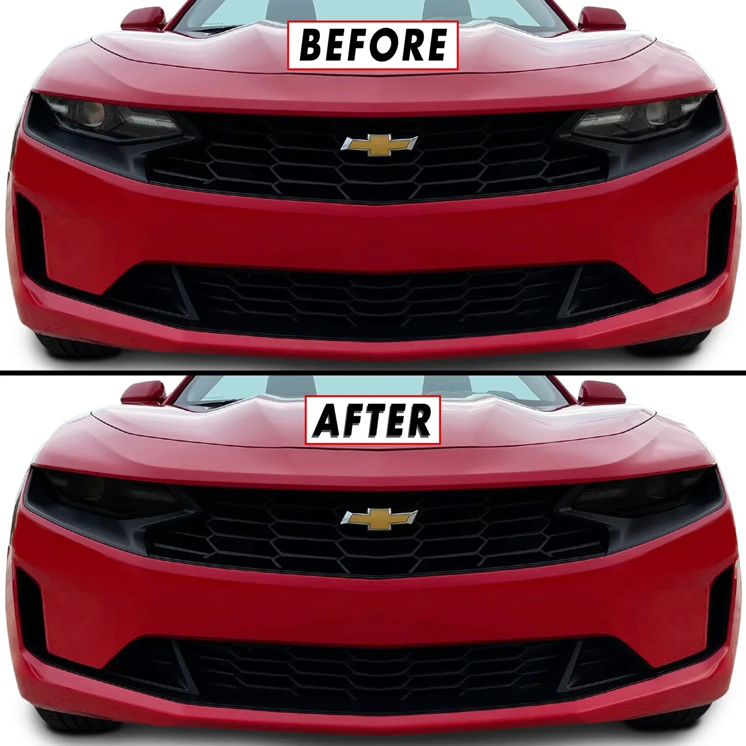2019-2024 Chevrolet Camaro | Headlight PreCut Tint Overlays