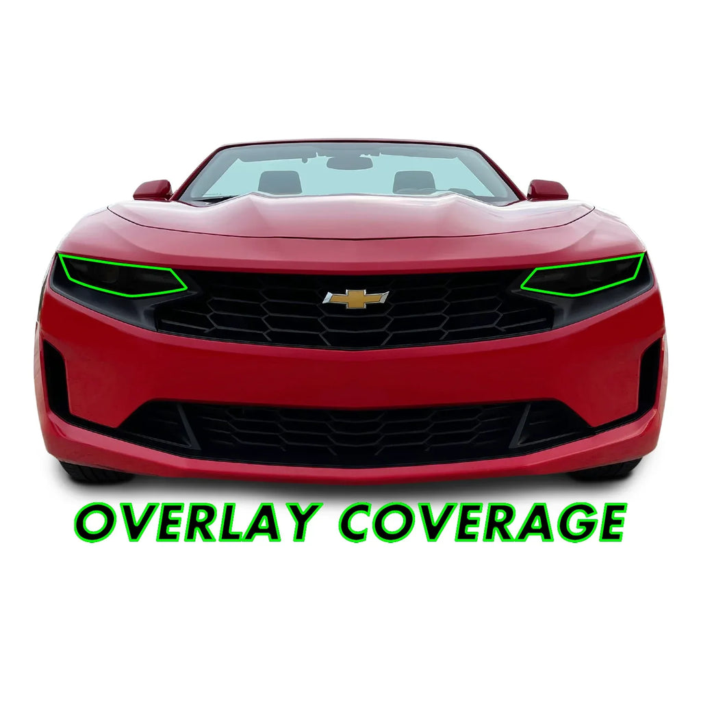 2019-2024 Chevrolet Camaro | Headlight PreCut Tint Overlays