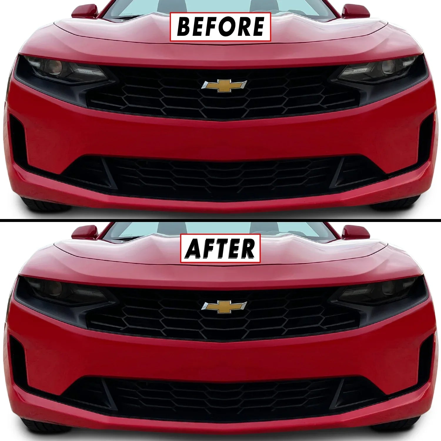 2019-2024 Chevrolet Camaro | Headlight PreCut Tint Overlays