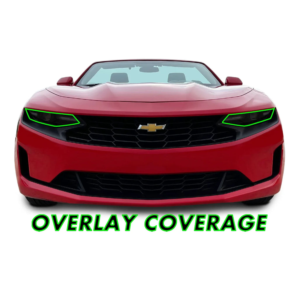 2019-2024 Chevrolet Camaro | Headlight PreCut Tint Overlays