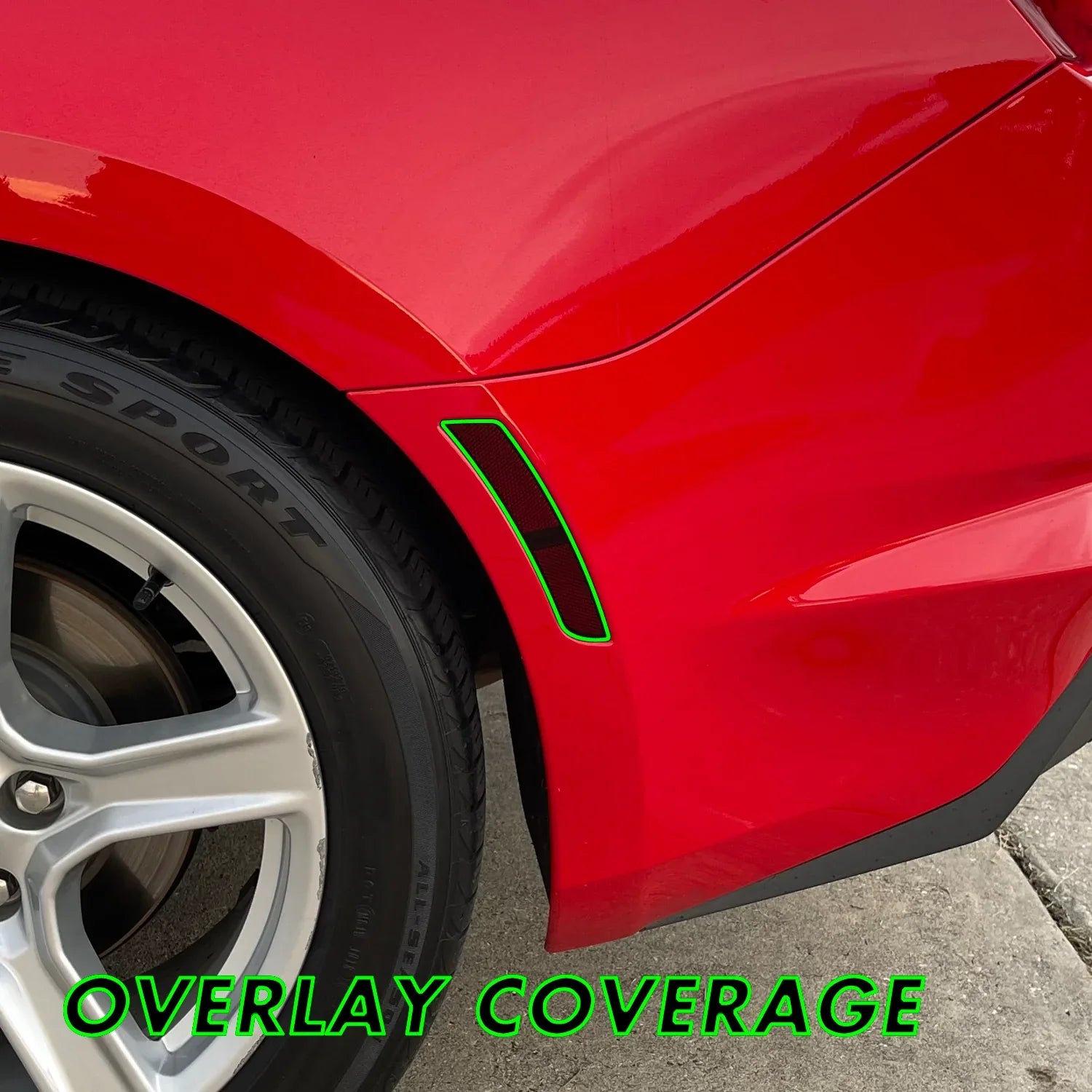 2016-2024 Chevrolet Camaro | Side Marker & Reflector PreCut Tint Overlays