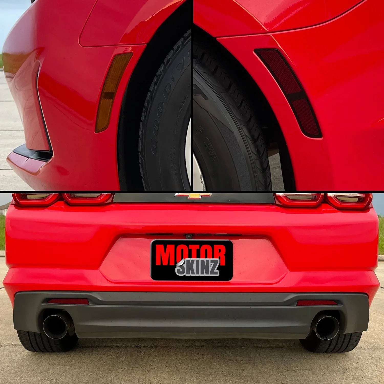 2016-2024 Chevrolet Camaro | Side Marker & Reflector PreCut Tint Overlays
