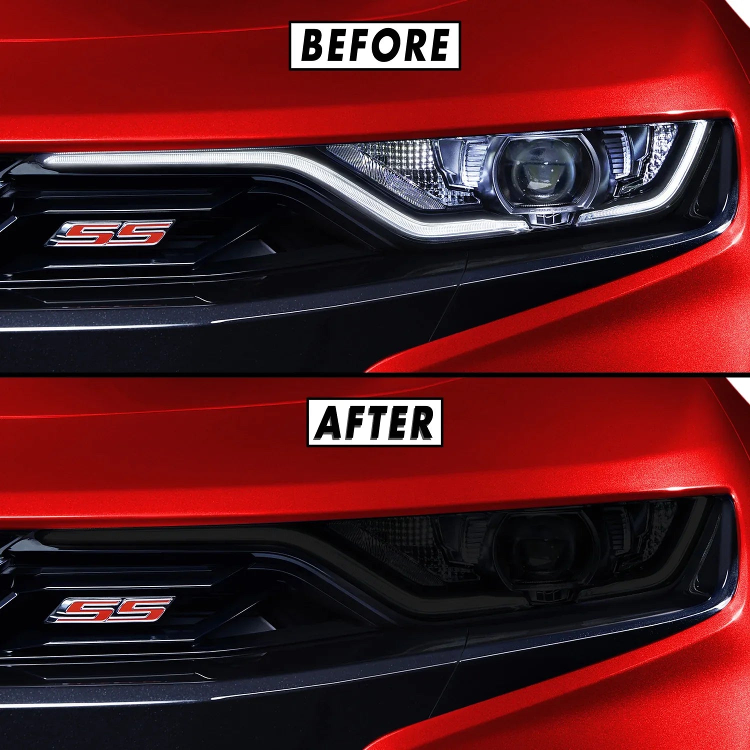 2019-2024 Chevrolet Camaro | Headlight PreCut Tint Overlays