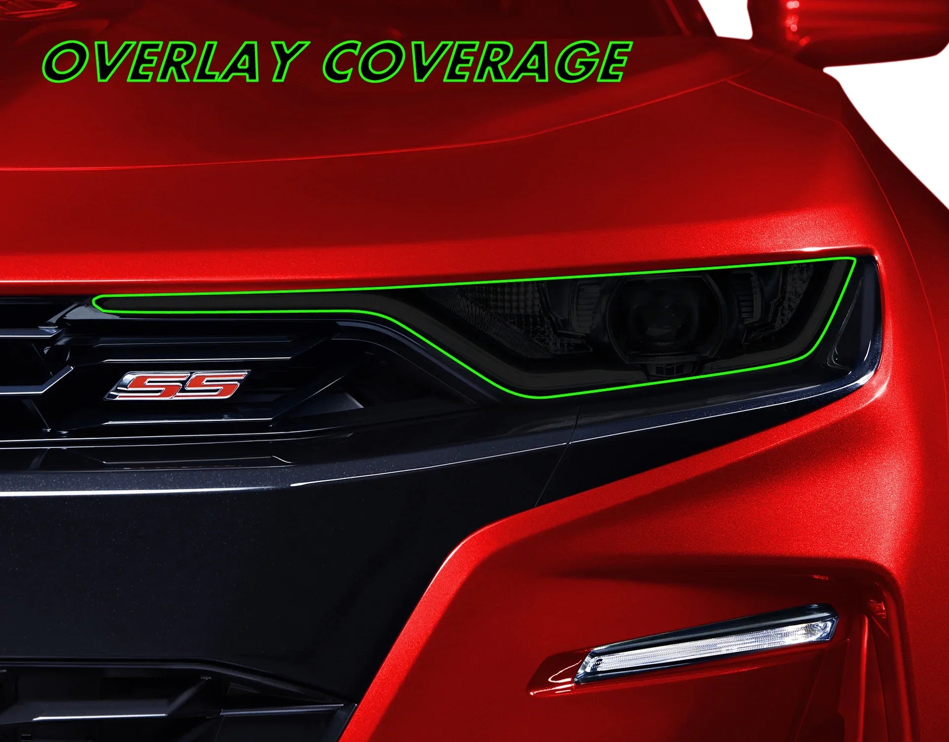 2019-2024 Chevrolet Camaro | Headlight PreCut Tint Overlays