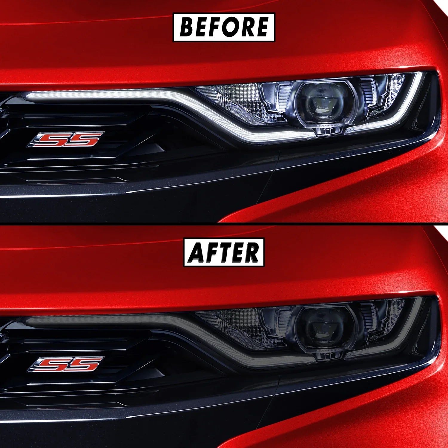 2019-2024 Chevrolet Camaro | Headlight PreCut Tint Overlays