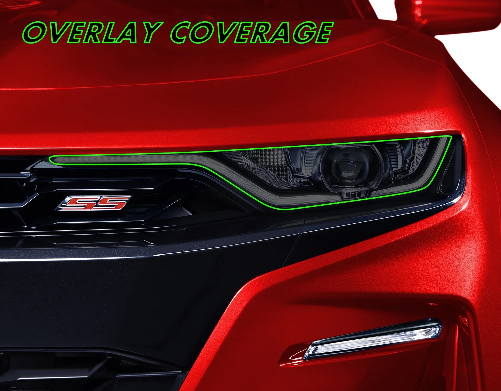 2019-2024 Chevrolet Camaro | Headlight PreCut Tint Overlays
