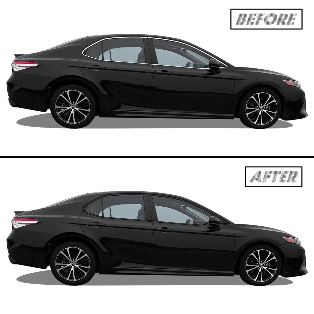 2018-2022 Toyota Camry | Window Trim Chrome Delete PreCut Vinyl Wrap