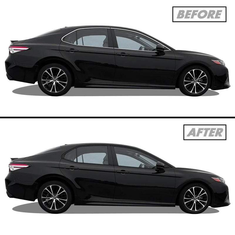 2018-2022 Toyota Camry | Window Trim Chrome Delete PreCut Vinyl Wrap