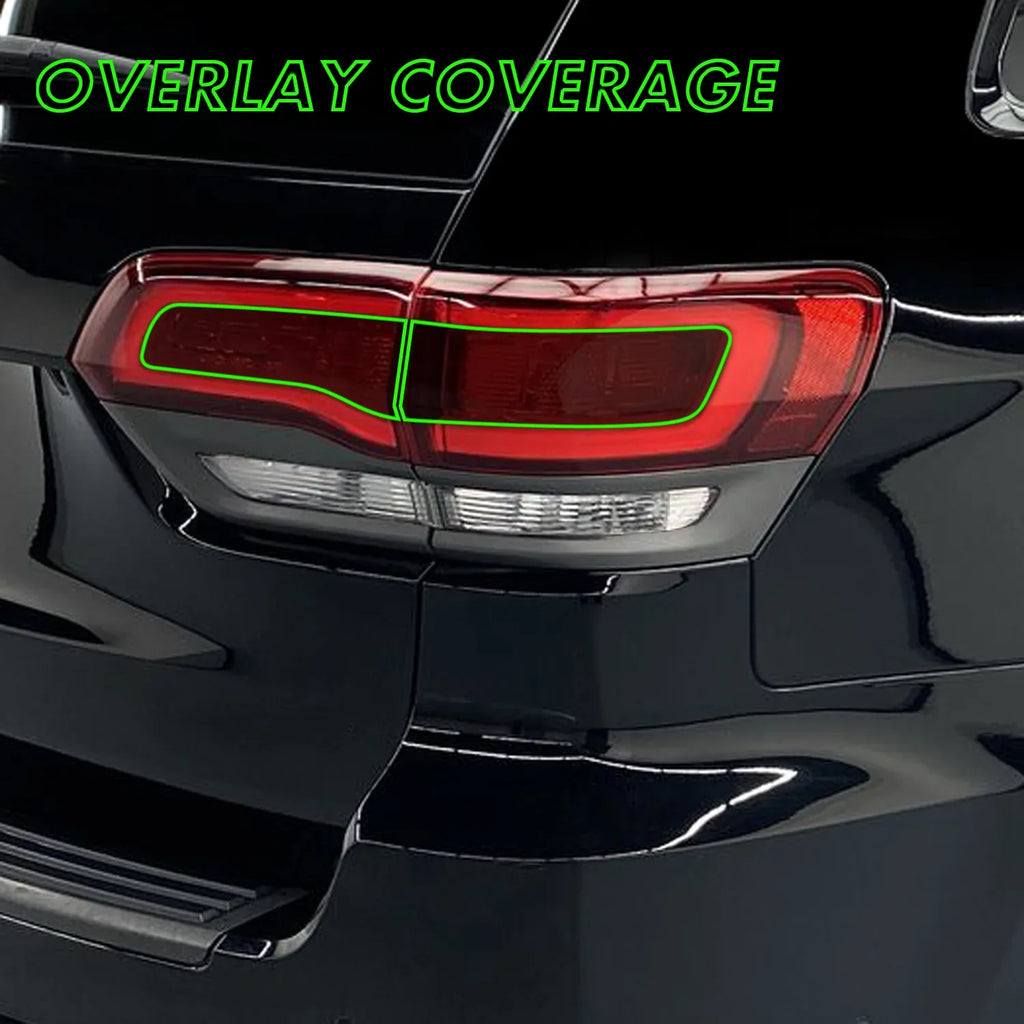2014-2021 Jeep Grand Cherokee | Tail Light Cutout PreCut Tint Overlays