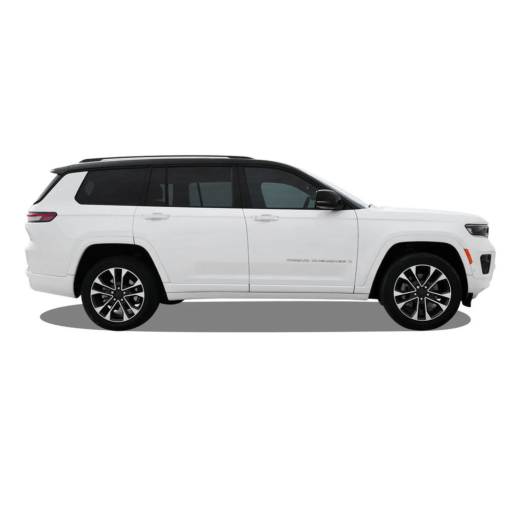 2021-2026 Jeep Grand Cherokee L | Window Trim Chrome Delete PreCut Vinyl Wrap