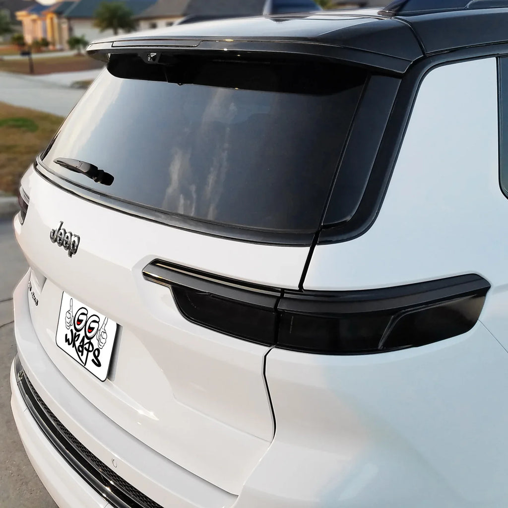 2021-2026 Jeep Grand Cherokee L | Window Trim Chrome Delete PreCut Vinyl Wrap