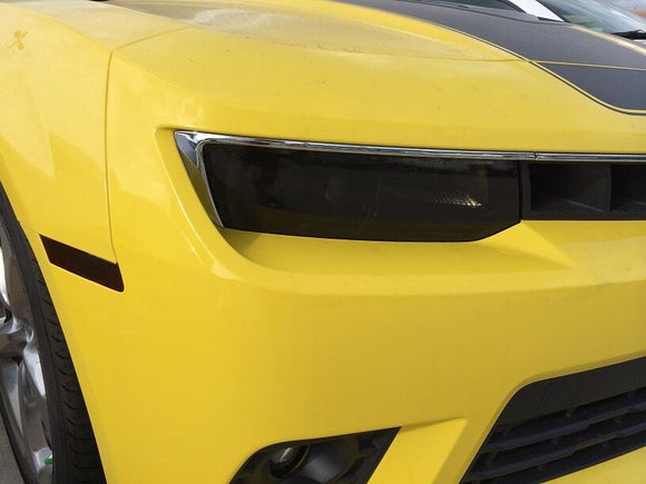 2014-2015 Chevrolet Camaro | Headlight PreCut Tint Overlays