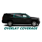 2015-2020 Chevrolet Suburban X-Cab | Window Trim Chrome Delete PreCut Vinyl Wrap