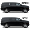 2021-2023 Chevrolet Suburban | Window Trim Chrome Delete PreCut Vinyl Wrap