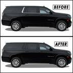2021-2023 Chevrolet Suburban | Window Trim Chrome Delete PreCut Vinyl Wrap