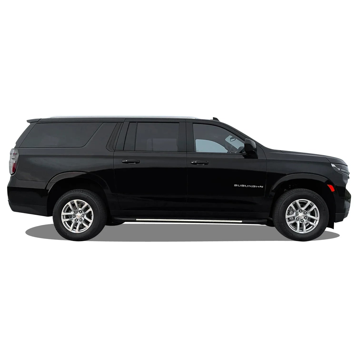 2021-2023 Chevrolet Suburban | Window Trim Chrome Delete PreCut Vinyl Wrap