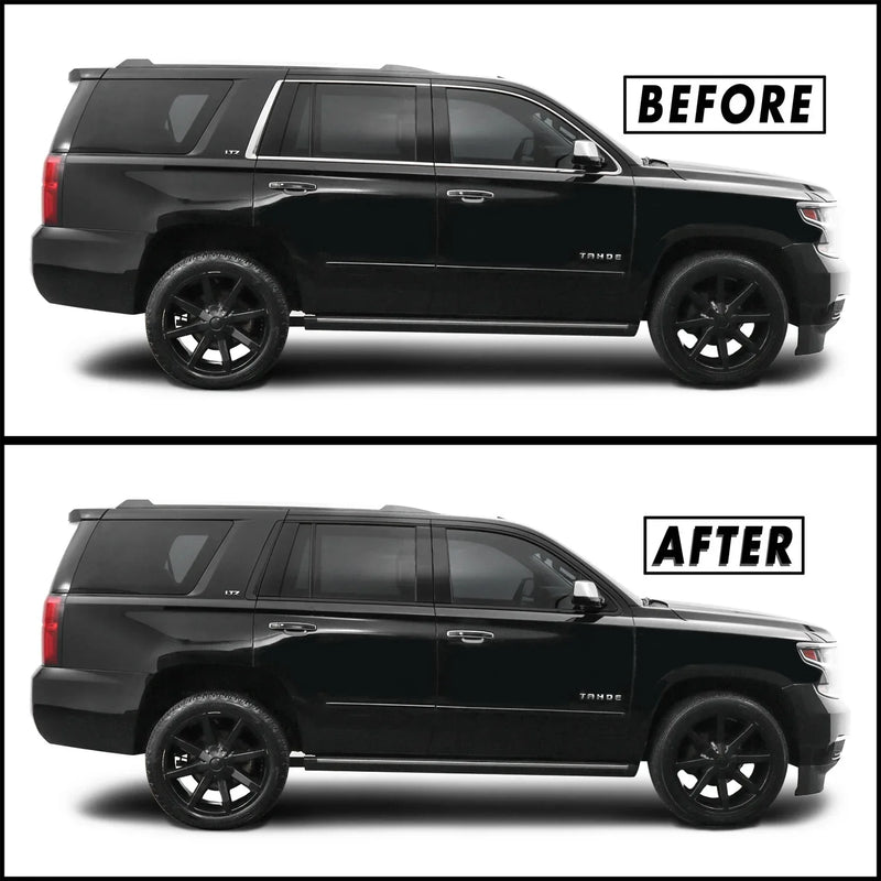 2015-2020 Chevrolet Tahoe | Window Trim Chrome Delete PreCut Vinyl Wrap