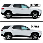 2018-2022 Chevrolet Traverse | Window Trim Chrome Delete PreCut Vinyl Wrap