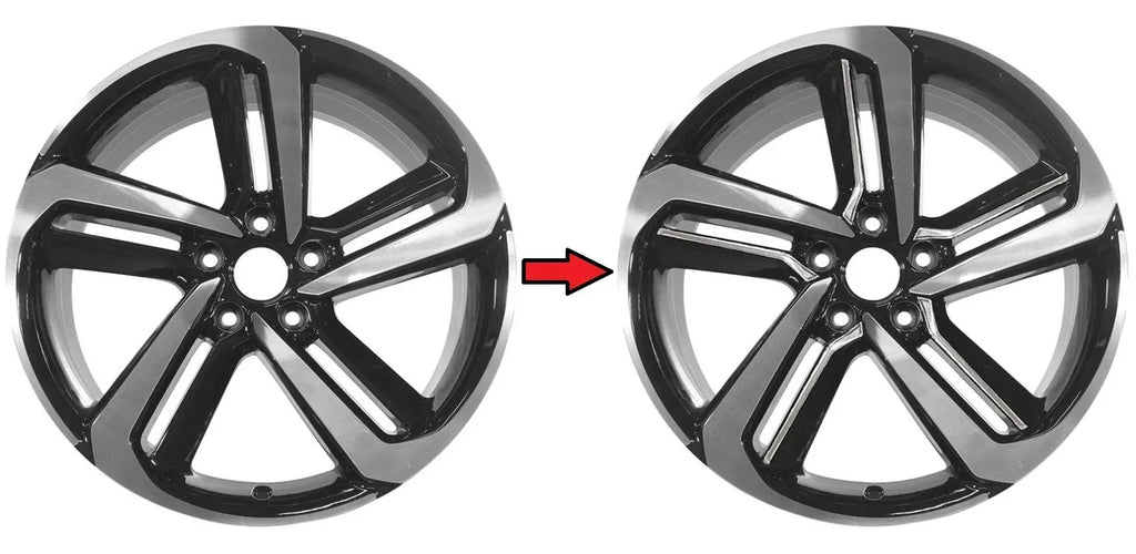2018-2022 Honda Accord | 19" Sport Wheel Rim Chrome Accent Insert PreCut Vinyl Wrap