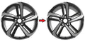 2018-2022 Honda Accord | 19" Sport Wheel Rim Chrome Accent Insert PreCut Vinyl Wrap