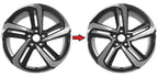 2018-2022 Honda Accord | 19" Sport Wheel Rim Chrome Accent Insert PreCut Vinyl Wrap