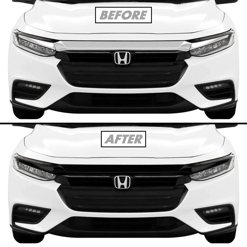 2019-2022 Honda Insight | Front Grill Trim Chrome Delete PreCut Vinyl Wrap