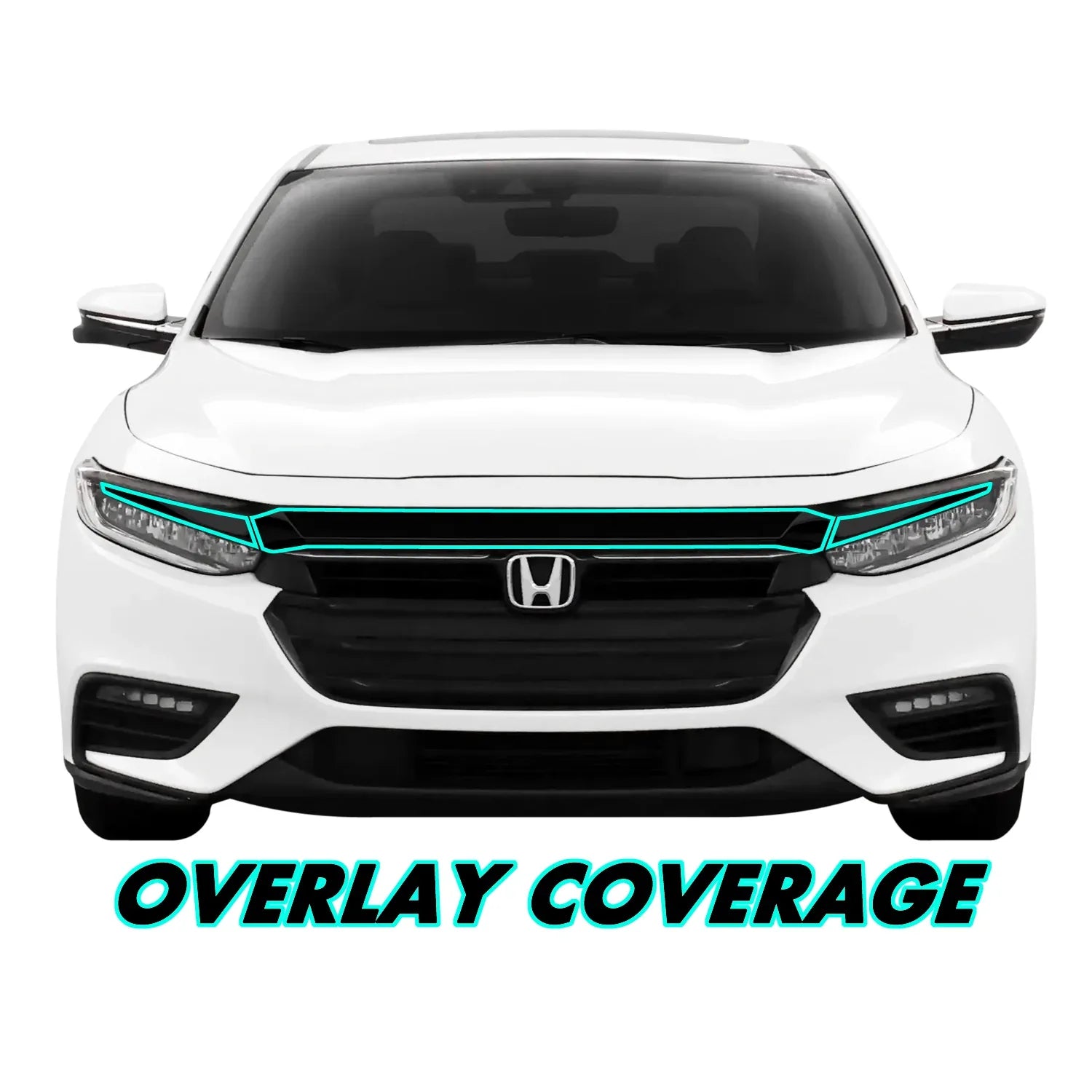 2019-2022 Honda Insight | Front Grill Trim Chrome Delete PreCut Vinyl Wrap