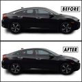 2016-2021 Honda Civic Sedan | Window Trim Chrome Delete PreCut Vinyl Wrap