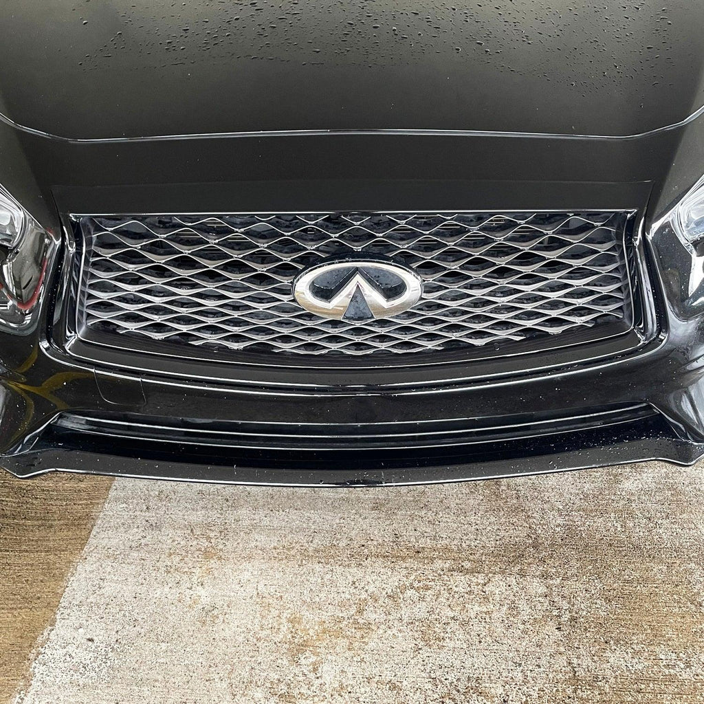 2018-2023 Infiniti Q50 | Front Grill Trim Chrome Delete PreCut Vinyl Wrap