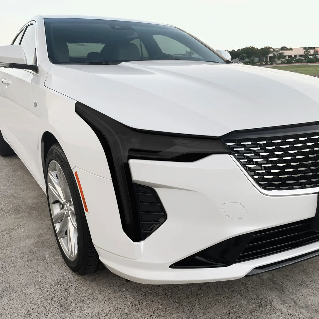 2020-2023 Cadillac CT4 | Headlight PreCut Tint Overlays
