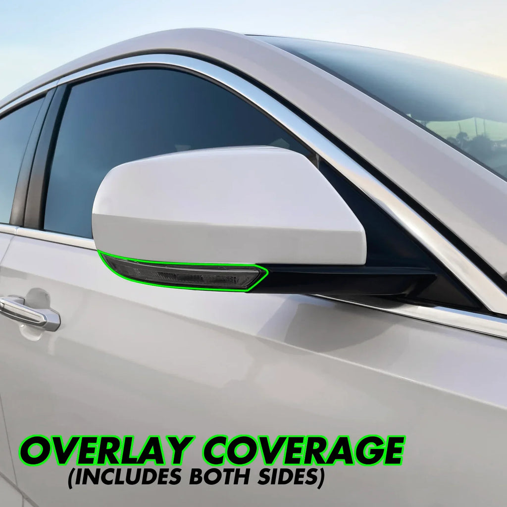 2020-2026 Cadillac CT4 | Mirror Turn Signal PreCut Tint Overlays