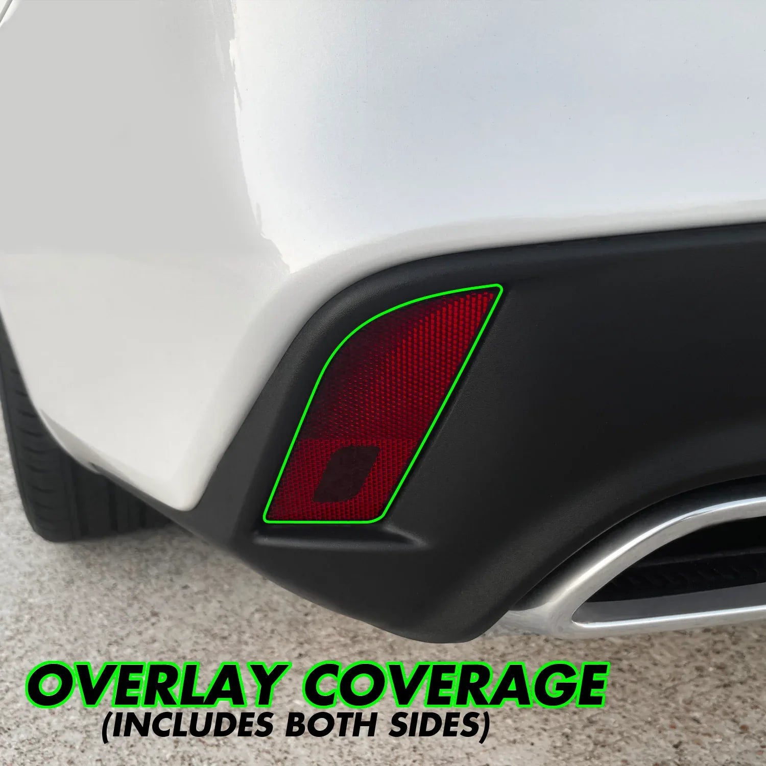 2020-2023 Cadillac CT4 | Reflector PreCut Tint Overlays