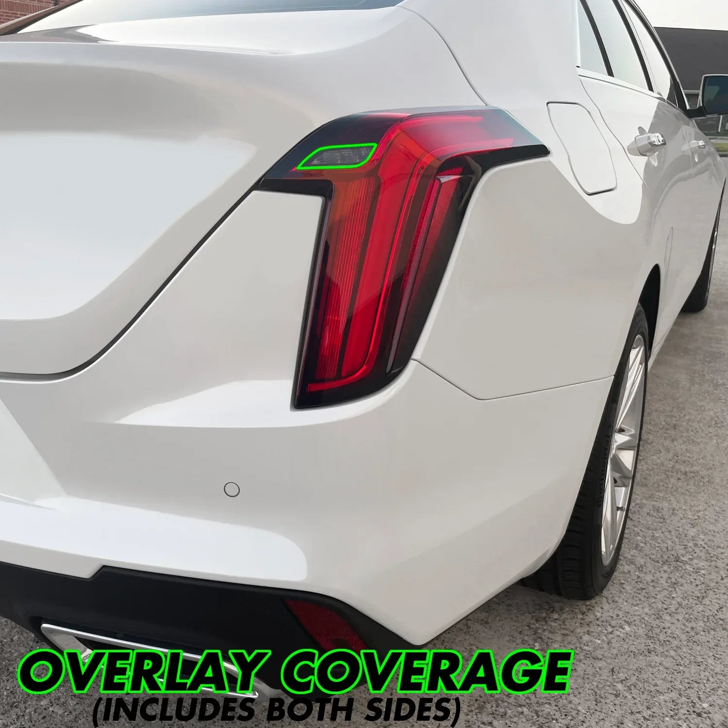 2020-2023 Cadillac CT4 | Reverse Light PreCut Tint Overlays
