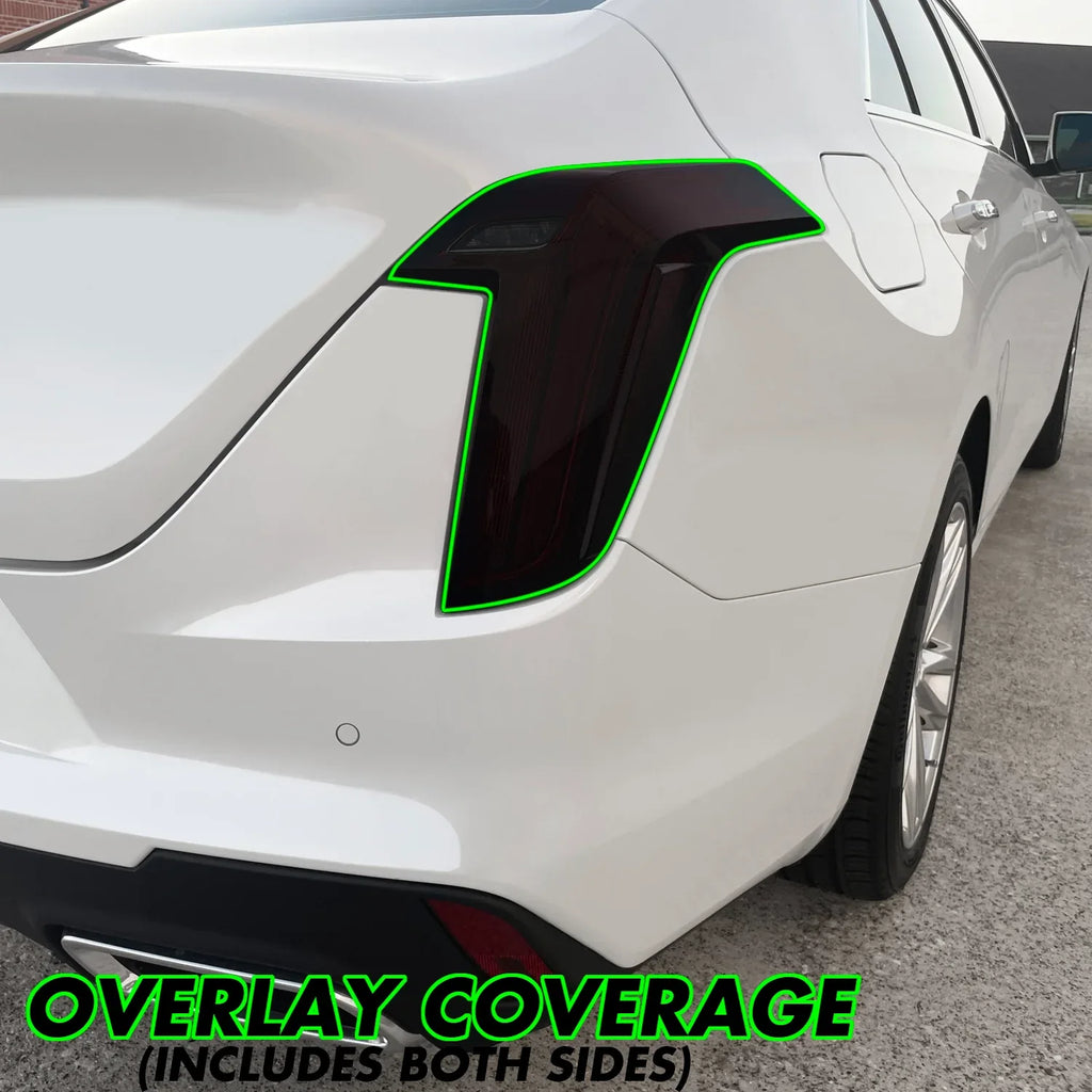 2020-2026 Cadillac CT4 | Tail Light PreCut Tint Overlays
