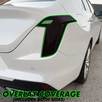 2020-2026 Cadillac CT4 | Tail Light Reverse Cutout PreCut Tint Overlays