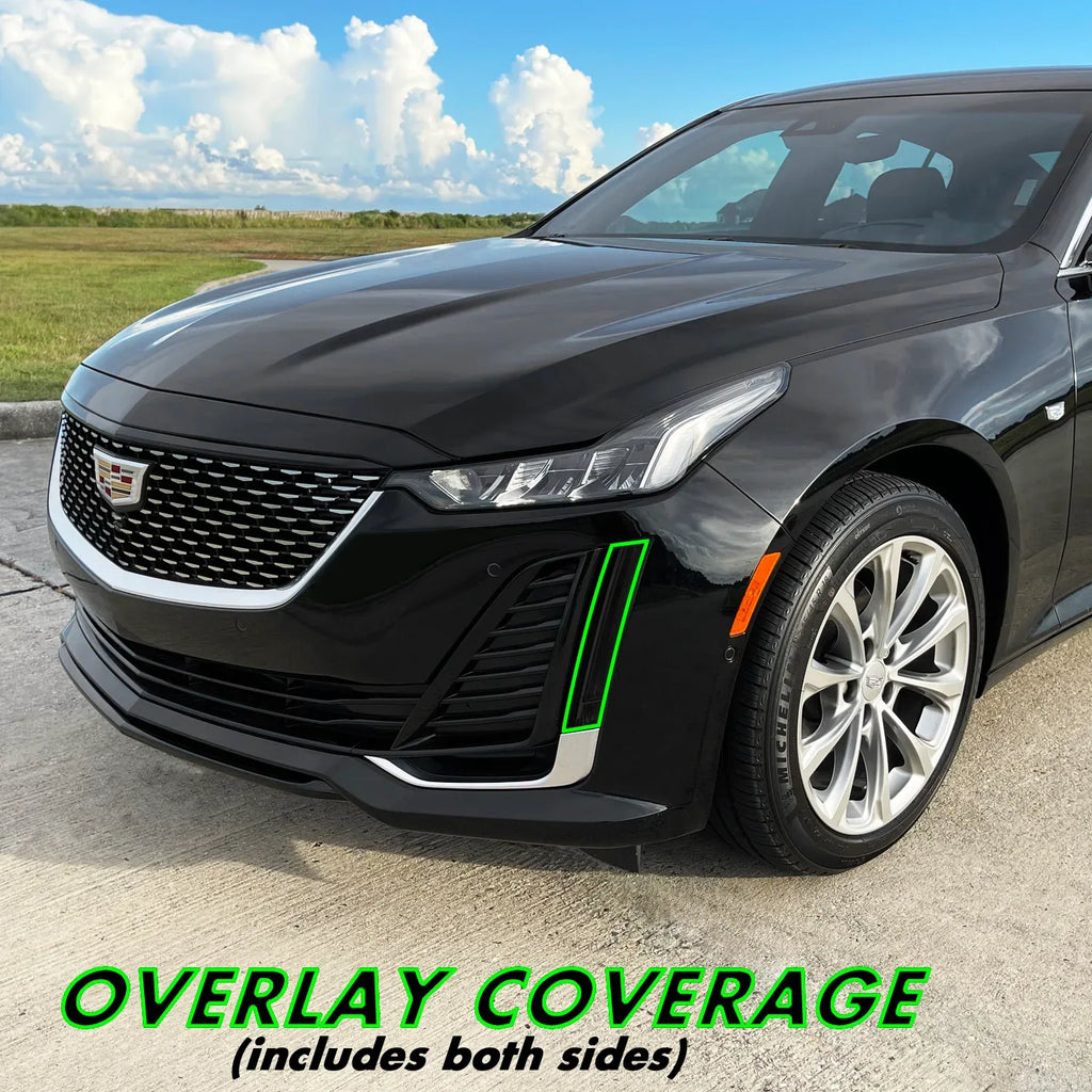 2020-2024 Cadillac CT5 | Fog Light & Turn Signal PreCut Tint Overlays