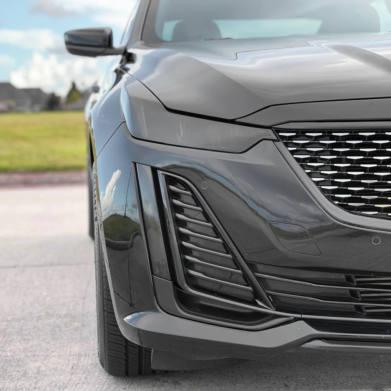 2020-2024 Cadillac CT5 | Headlight PreCut Tint Overlays