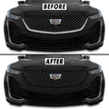 2020-2026 Cadillac CT5 | Front Grill Trim Chrome Delete PreCut Vinyl Wrap