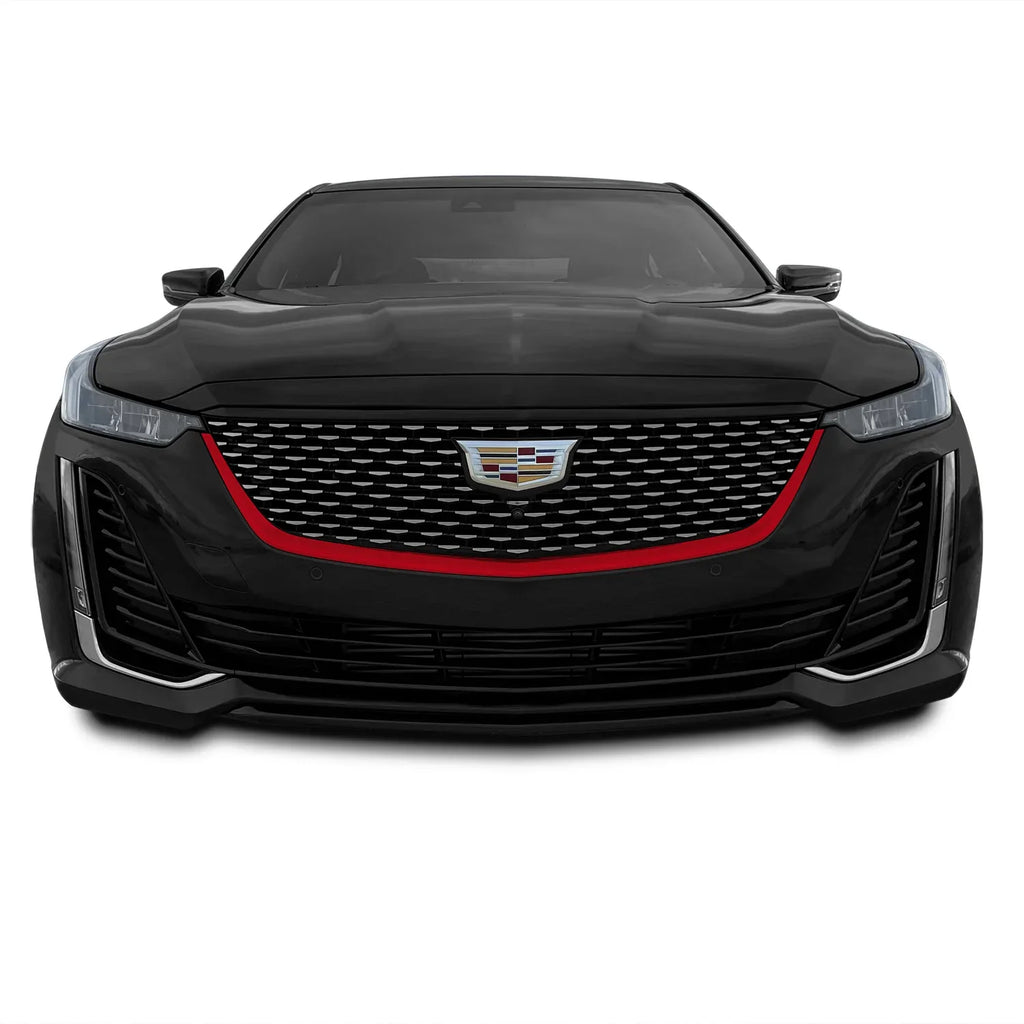 2020-2026 Cadillac CT5 | Front Grill Trim Chrome Delete PreCut Vinyl Wrap