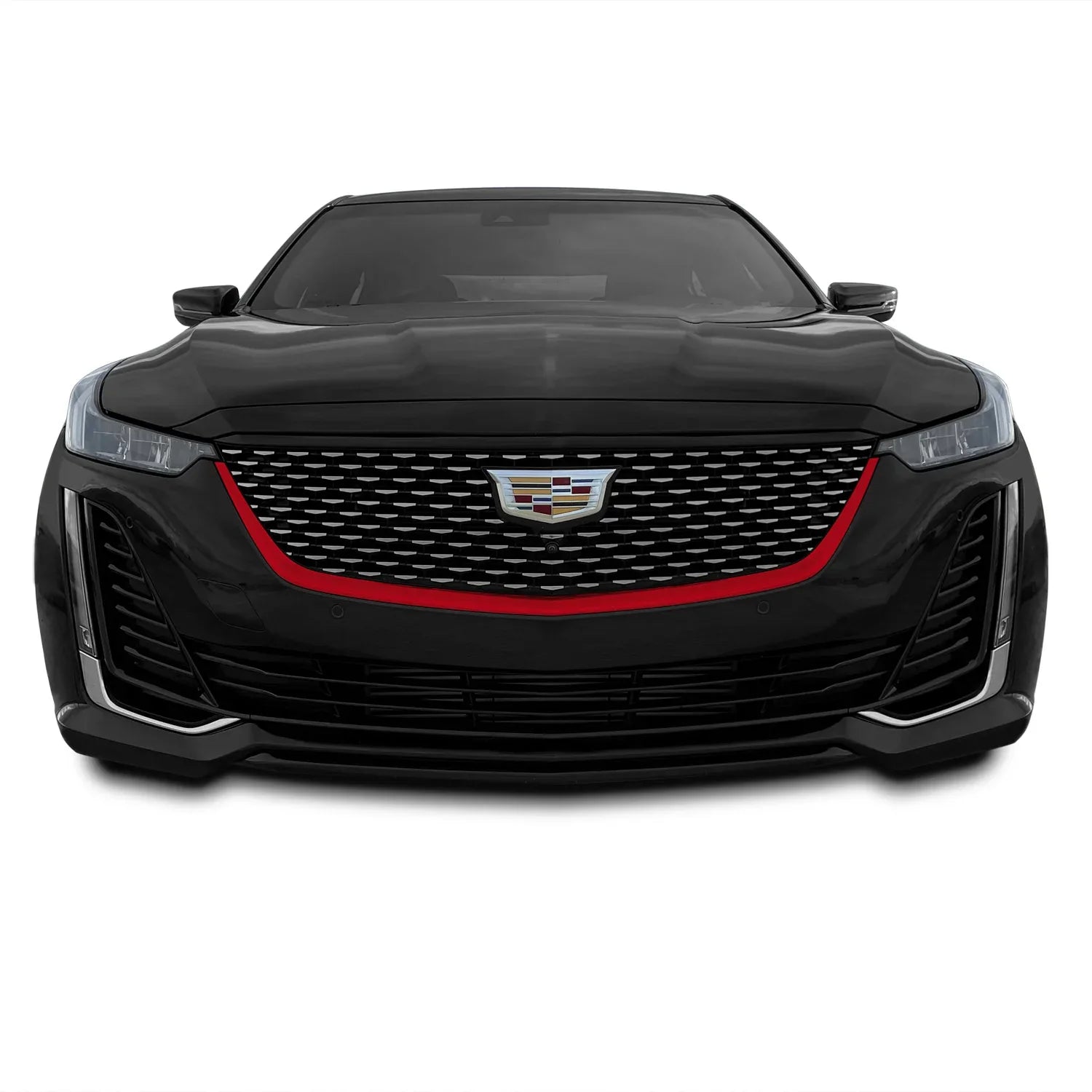 2020-2026 Cadillac CT5 | Front Grill Trim Chrome Delete PreCut Vinyl Wrap