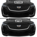 2020-2024 Cadillac CT5 | Fog Light Trim Chrome Delete PreCut Vinyl Wrap