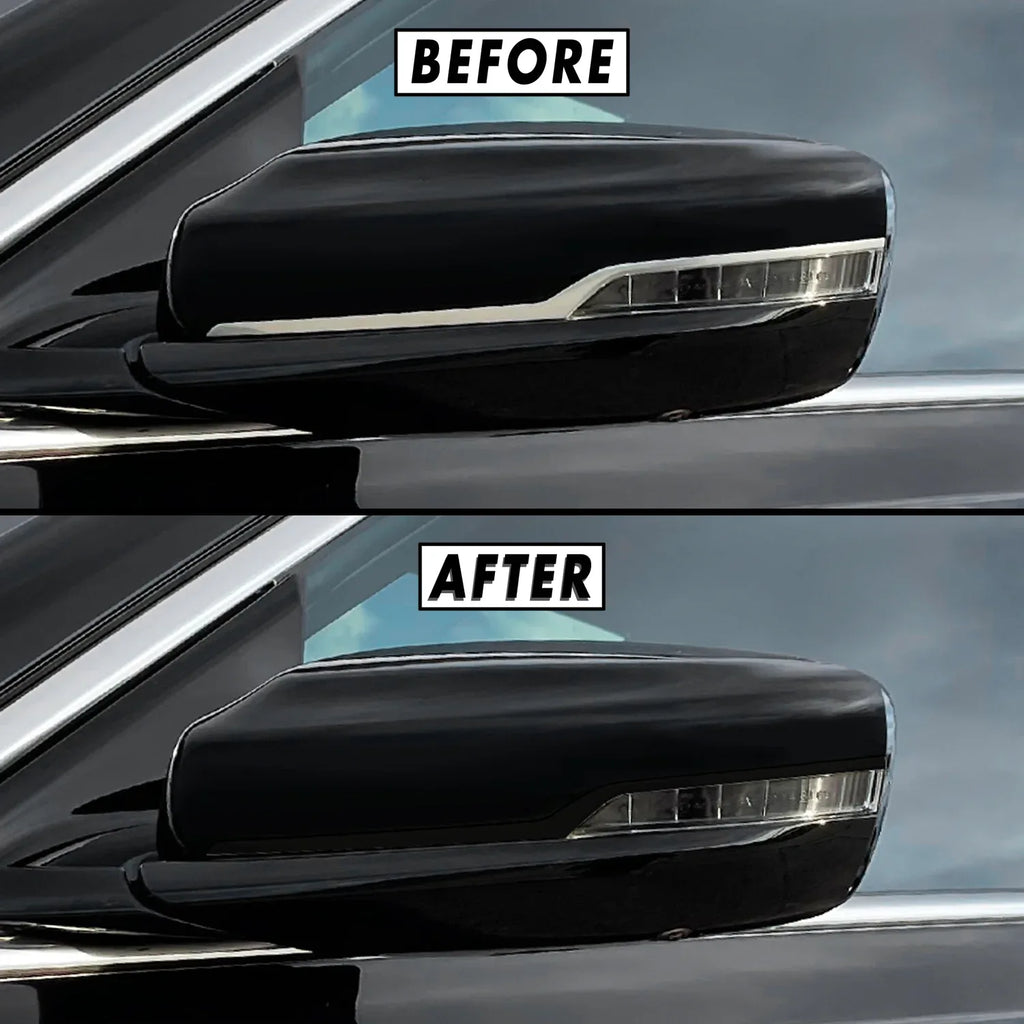 2020-2026 Cadillac CT5 | Mirror Trim Chrome Delete PreCut Vinyl Wrap