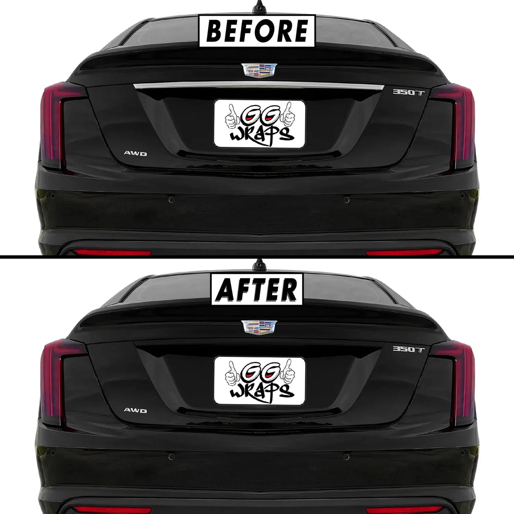 2020-2026 Cadillac CT5 | Rear Trunk Trim Chrome Delete PreCut Vinyl Wrap