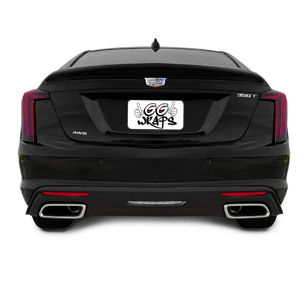 2020-2026 Cadillac CT5 | Rear Trunk Trim Chrome Delete PreCut Vinyl Wrap