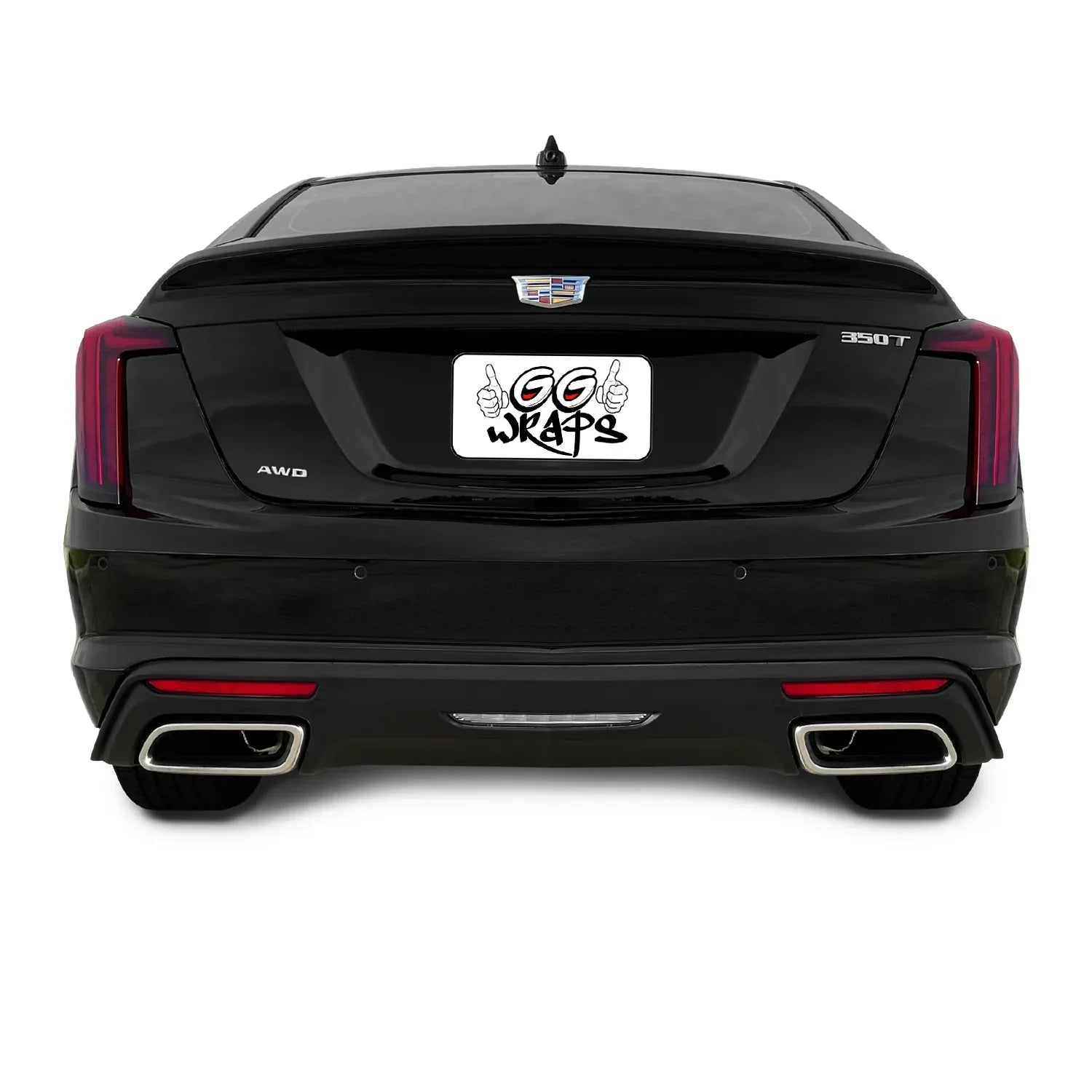 2020-2026 Cadillac CT5 | Rear Trunk Trim Chrome Delete PreCut Vinyl Wrap