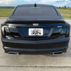 2020-2026 Cadillac CT5 | Rear Trunk Trim Chrome Delete PreCut Vinyl Wrap