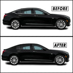 2020-2026 Cadillac CT5 | Window Trim Chrome Delete PreCut Vinyl Wrap