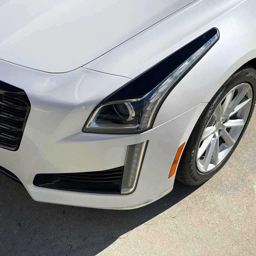 2014-2019 Cadillac CTS | Headlight Eyelid PreCut Vinyl Overlays